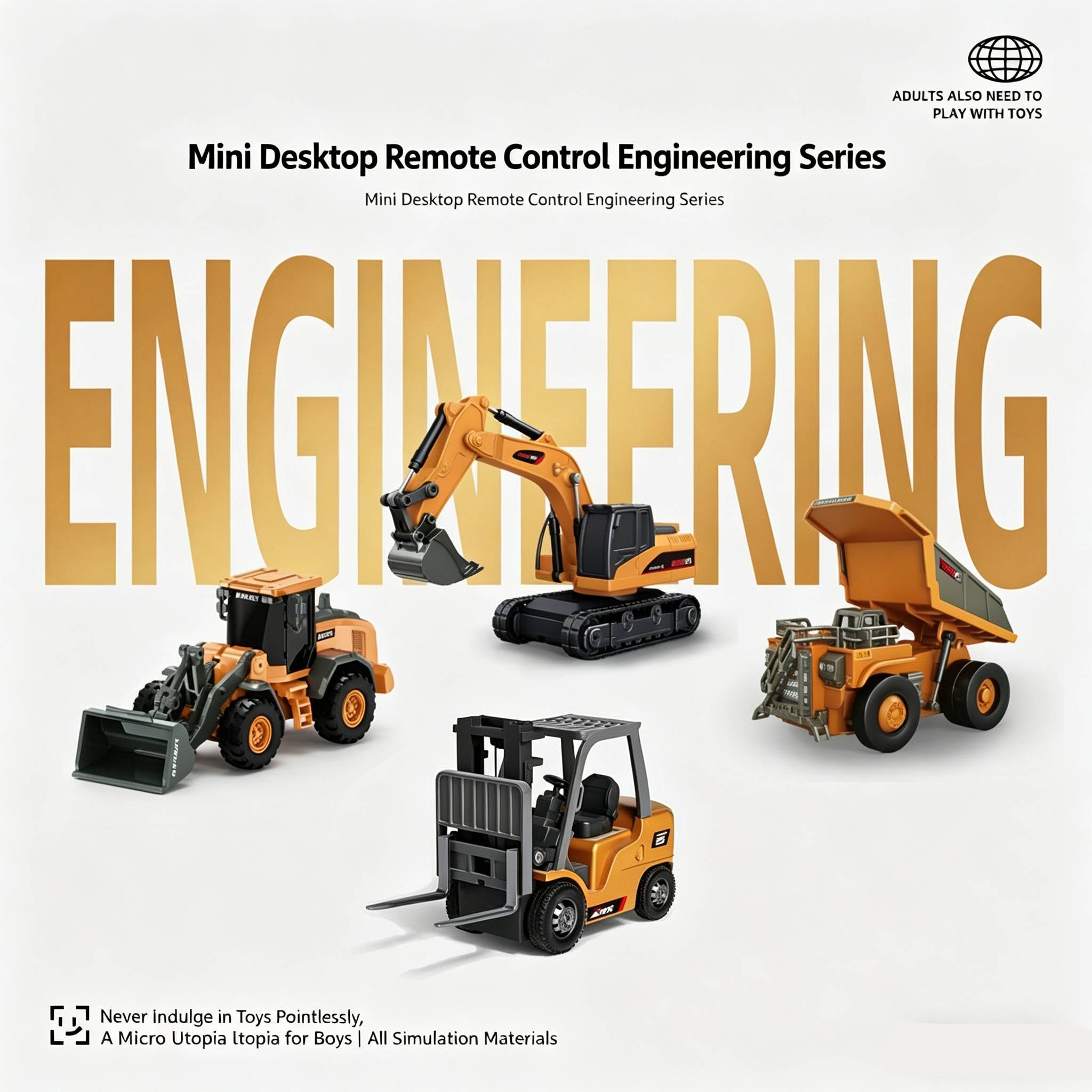 Rc Hobby Excavator - Miniaturowe zdalnie sterowane pojazdy budowlane 1/64: