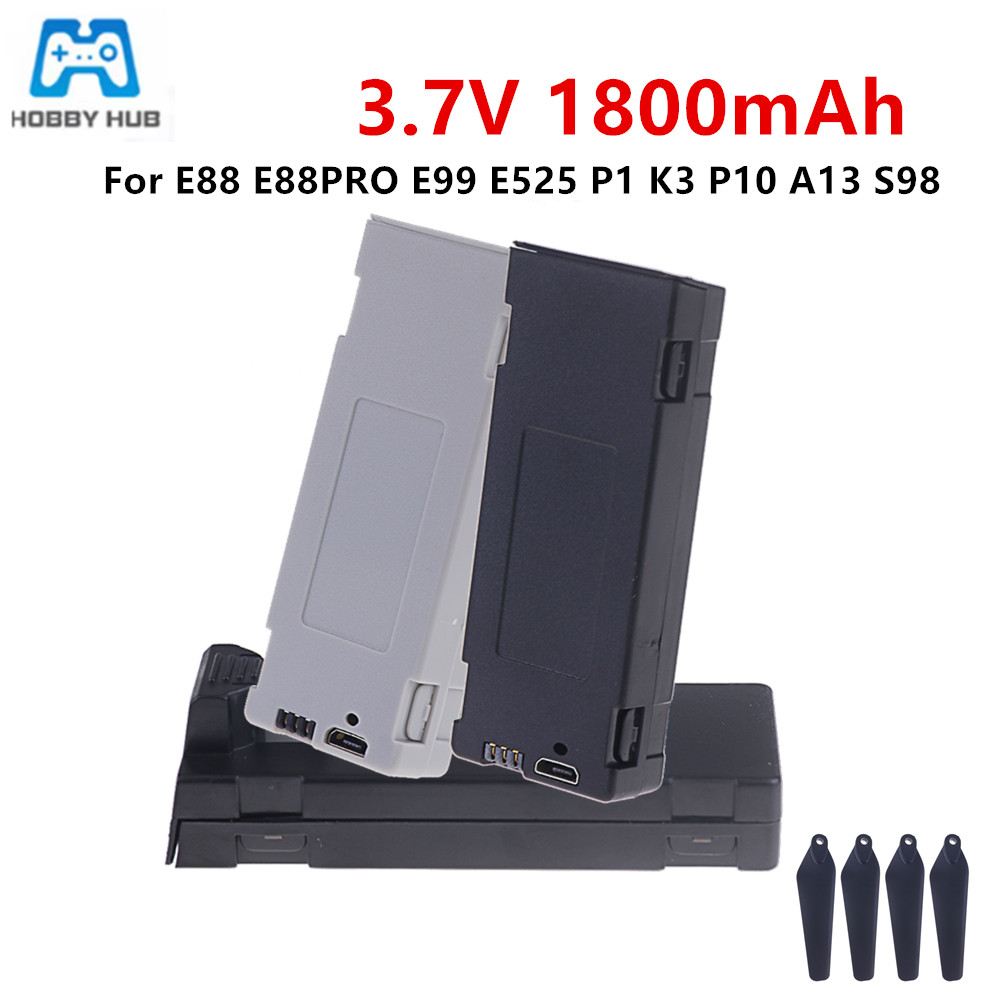 Rc Hobby Hub - Akumulator E88, bateria 3.7V 1800mAh do