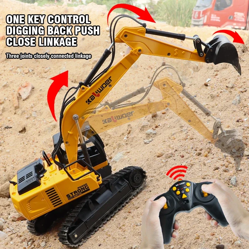 Rc Hobby Excavator - Huina Rc Excavator 1/24 9Ch Zdalnie