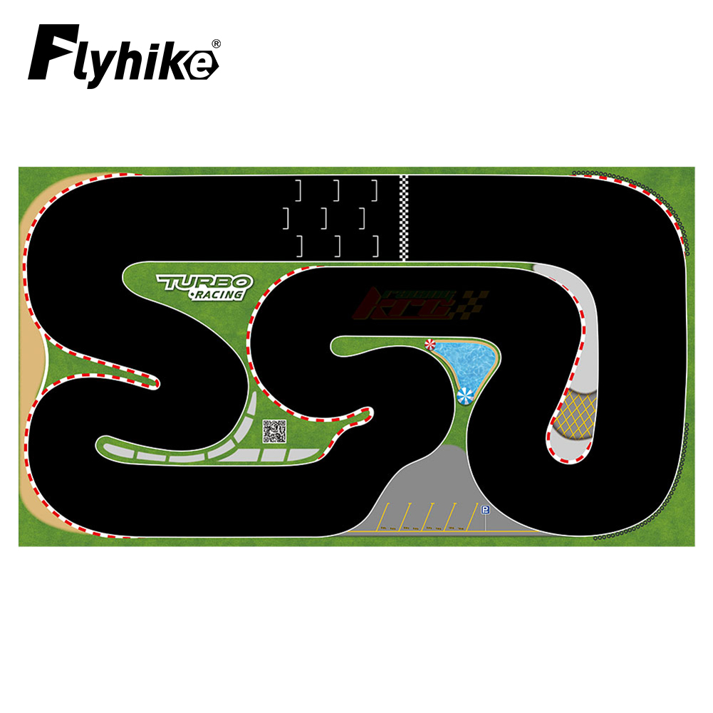 Rc Hobby Track - 160x90cm 180x80CM Przenośna gumowa mata wyścigowa