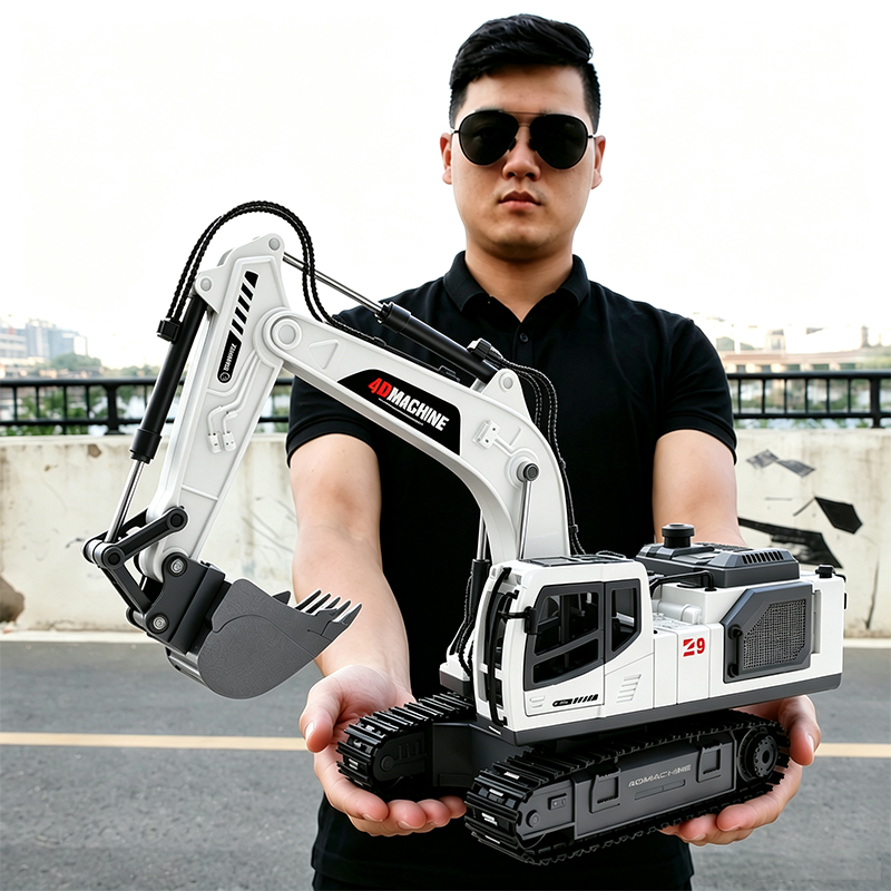 Rc Hobby Excavator - Zdalnie Sterowana Koparka RC 14 Kanałowa