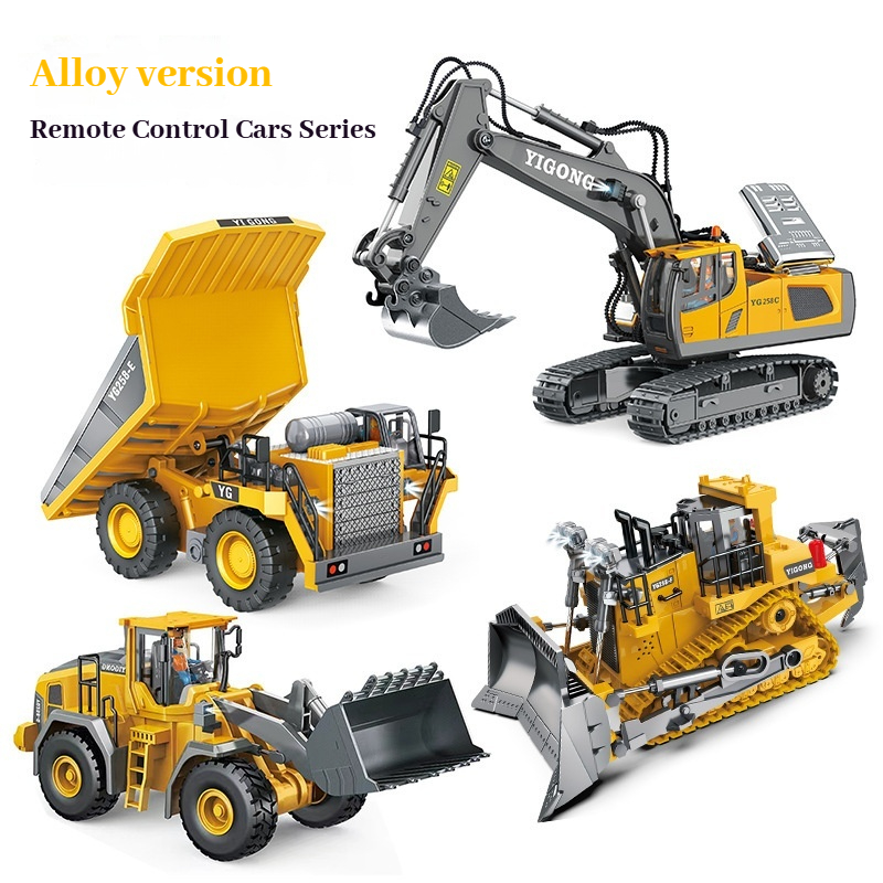 Rc Hobby Excavator - YIGONG Stopowy zdalnie sterowany pojazd inżynieryjny