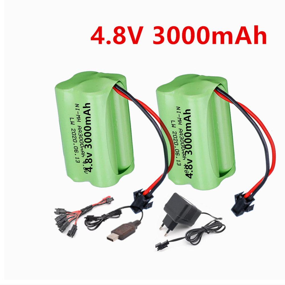 Rc Hobby Boat - Akumulator 4.8V 3000mAh i ładowarka do