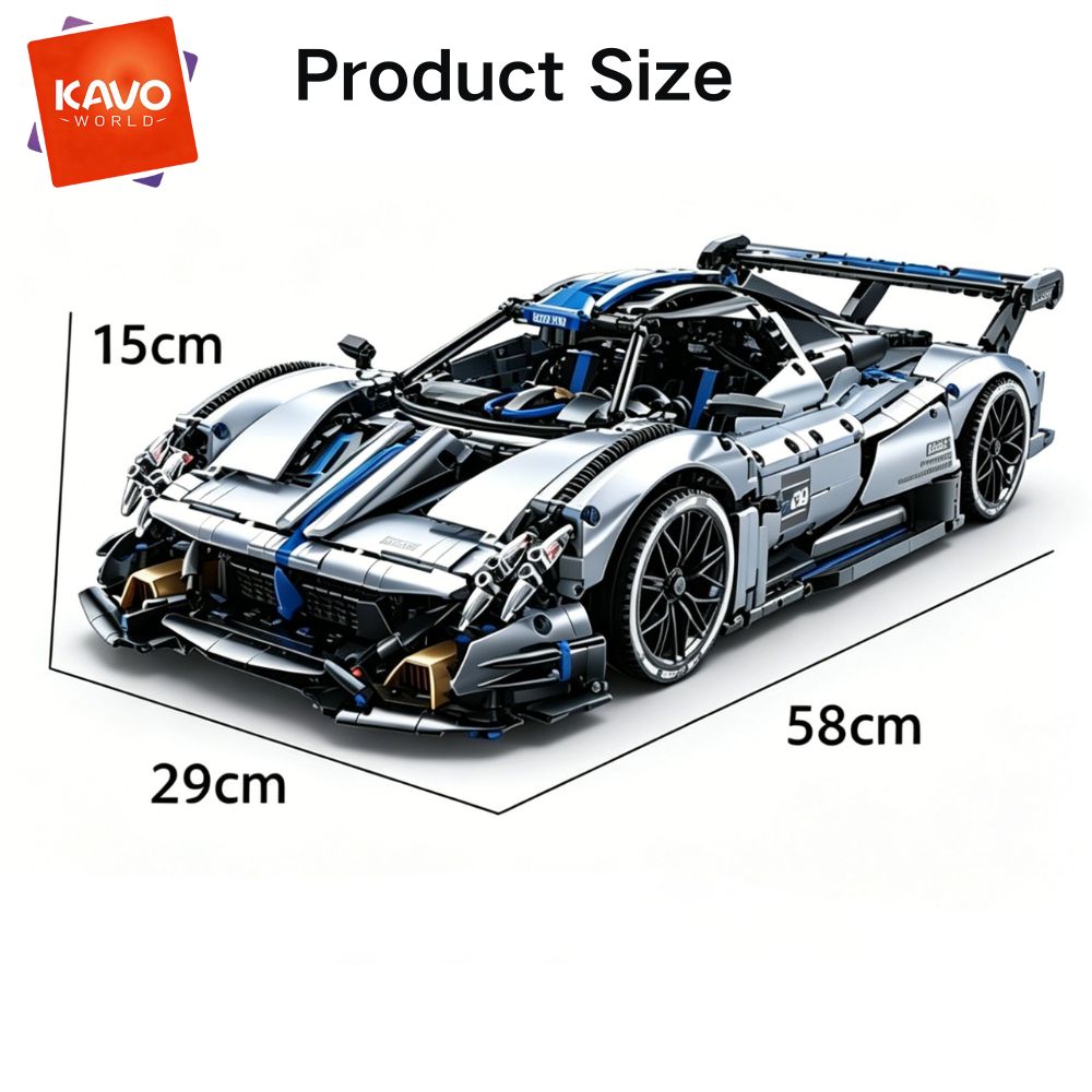 KAVOWORLD 3526 elementów Srebr – Rc Hobby Track recenzja i cena