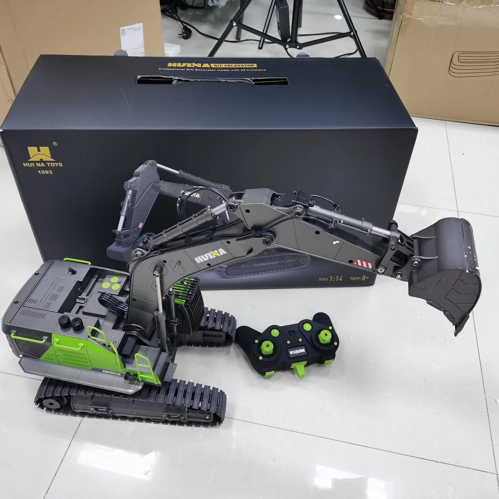 HUINA 1593 1/14 RC Koparka Zda – Rc Hobby Excavator recenzja i cena