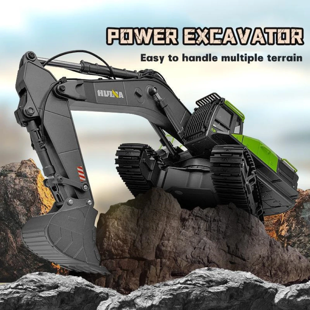 HUINA 1593 1/14 RC Koparka Zda – Rc Hobby Excavator recenzja i cena