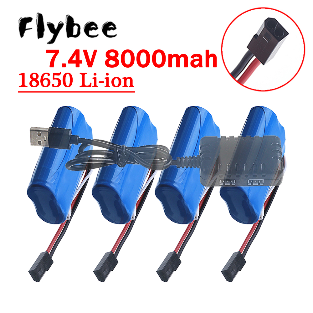 (5500 Plug) Bateria 18650 7.4V – Rc Hobby Boat recenzja i cena